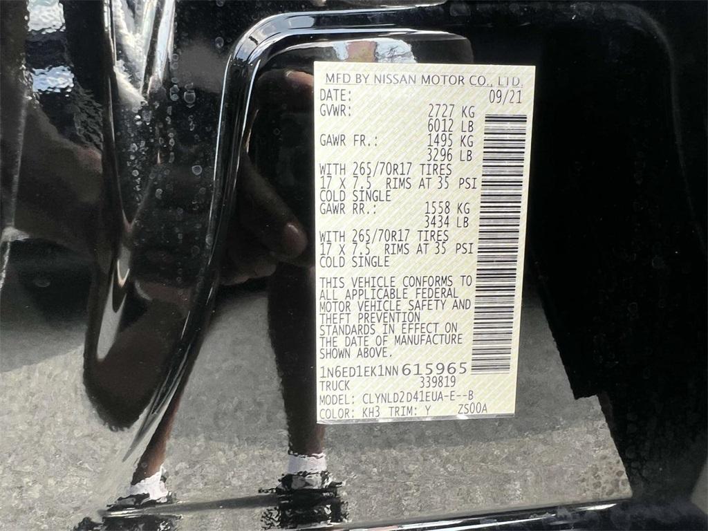 used 2022 Nissan Frontier car, priced at $29,989