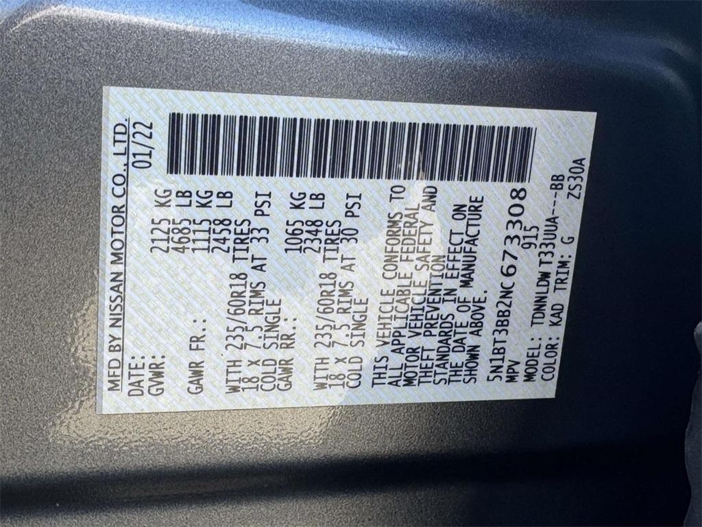 used 2022 Nissan Rogue car, priced at $17,059