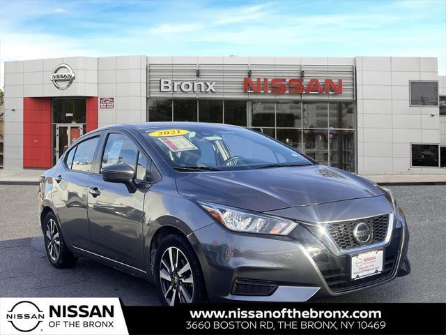 used 2021 Nissan Versa car, priced at $15,205