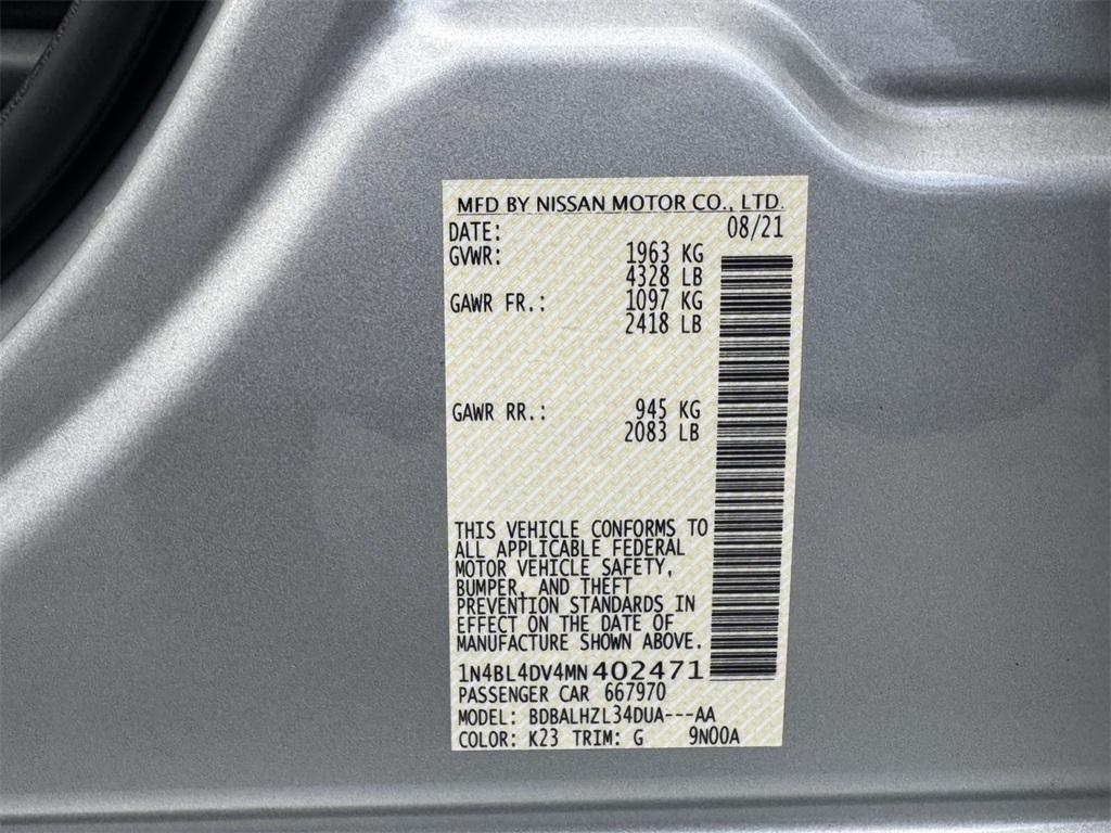 used 2021 Nissan Altima car, priced at $15,640