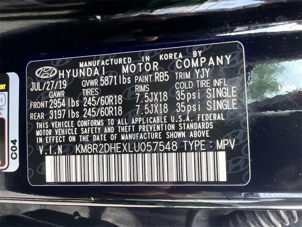 used 2020 Hyundai Palisade car, priced at $19,212