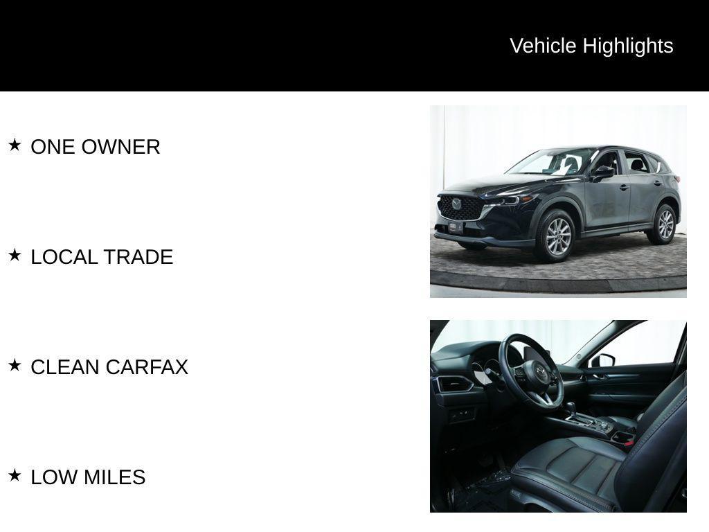 used 2022 Mazda CX-5 car, priced at $25,477