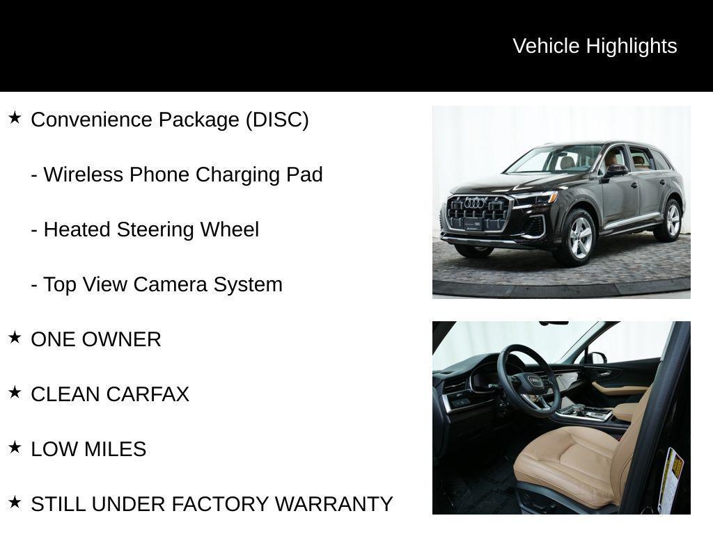 used 2025 Audi Q7 car, priced at $52,977