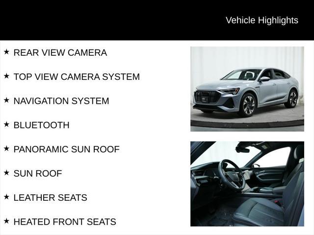 used 2023 Audi e-tron Sportback car, priced at $40,977