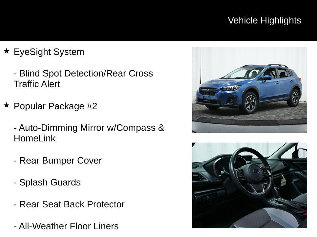 used 2019 Subaru Crosstrek car, priced at $20,977