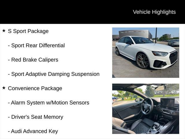 used 2022 Audi S4 car, priced at $49,977