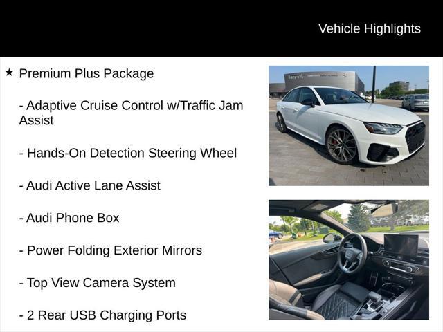 used 2022 Audi S4 car, priced at $49,977