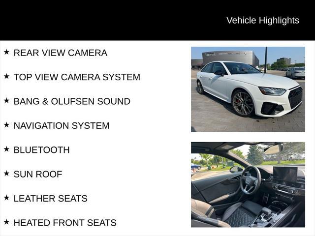 used 2022 Audi S4 car, priced at $49,977