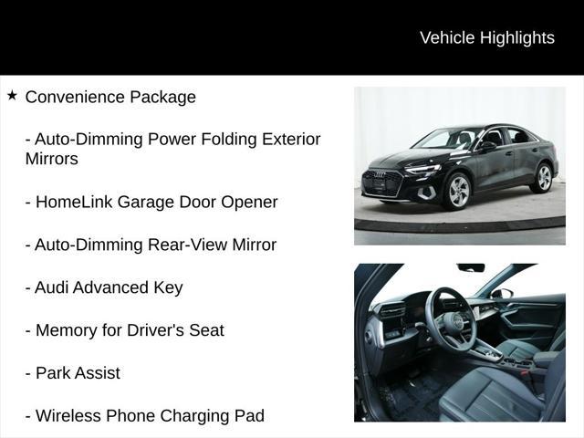 used 2024 Audi A3 car, priced at $33,477
