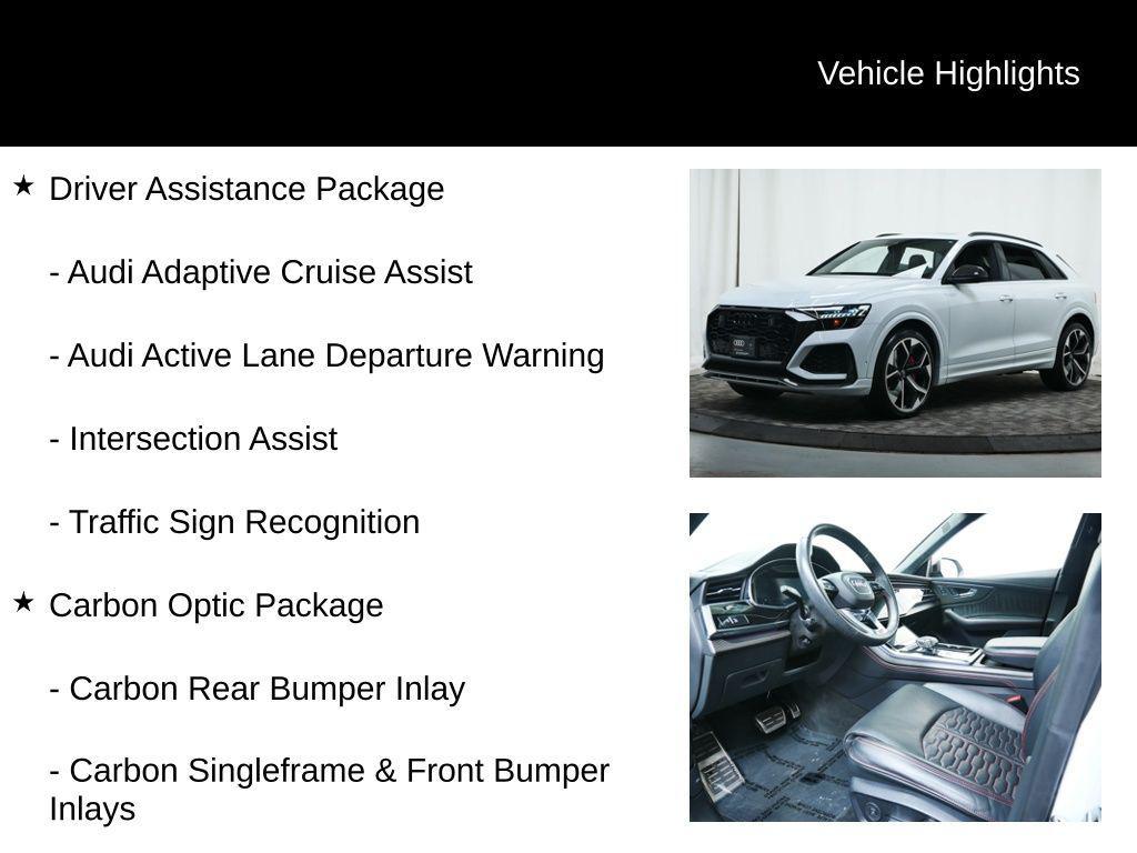 used 2020 Audi RS Q8 car, priced at $73,977