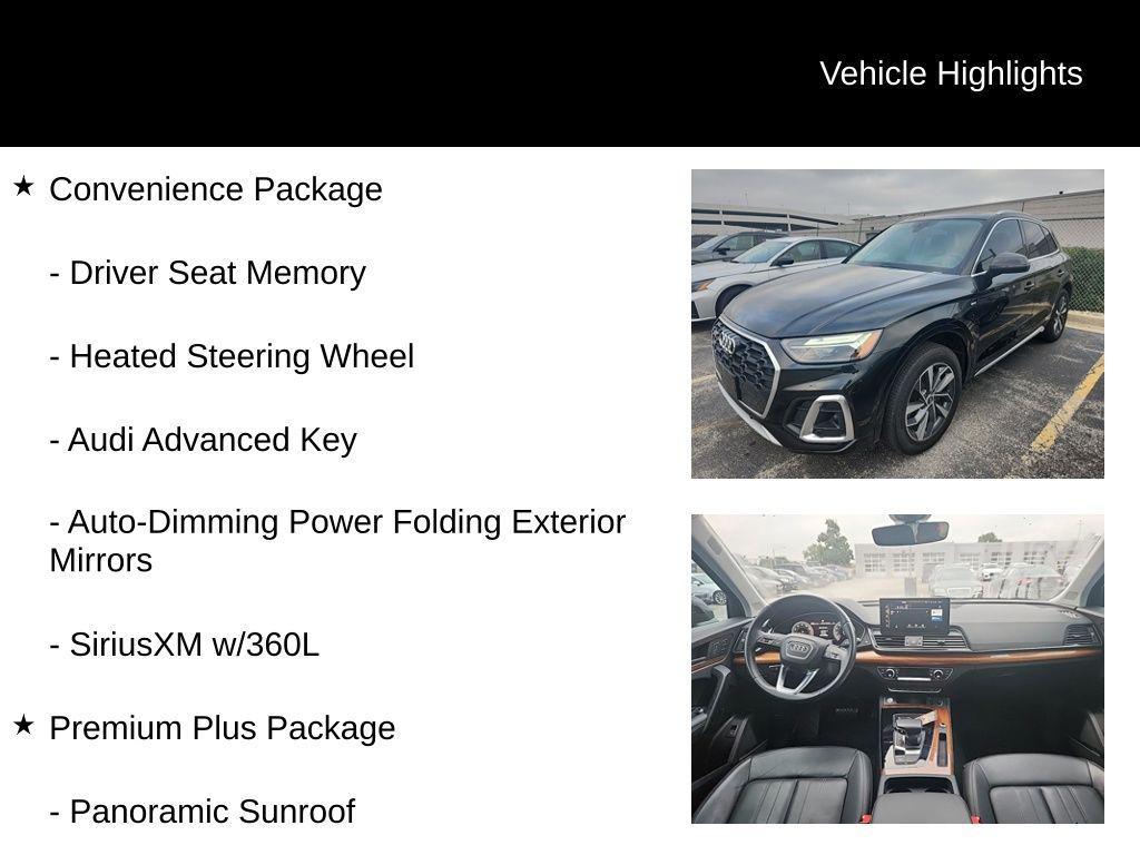 used 2023 Audi Q5 car, priced at $34,977