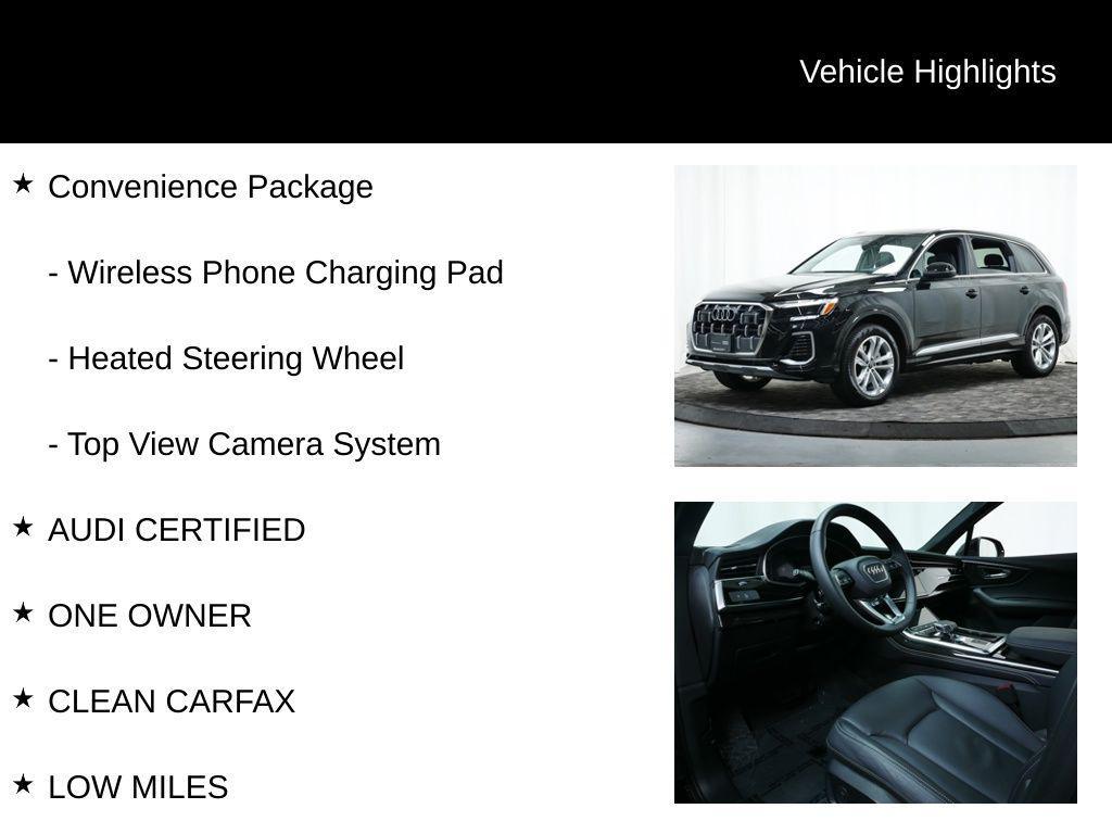 used 2025 Audi Q7 car, priced at $59,977