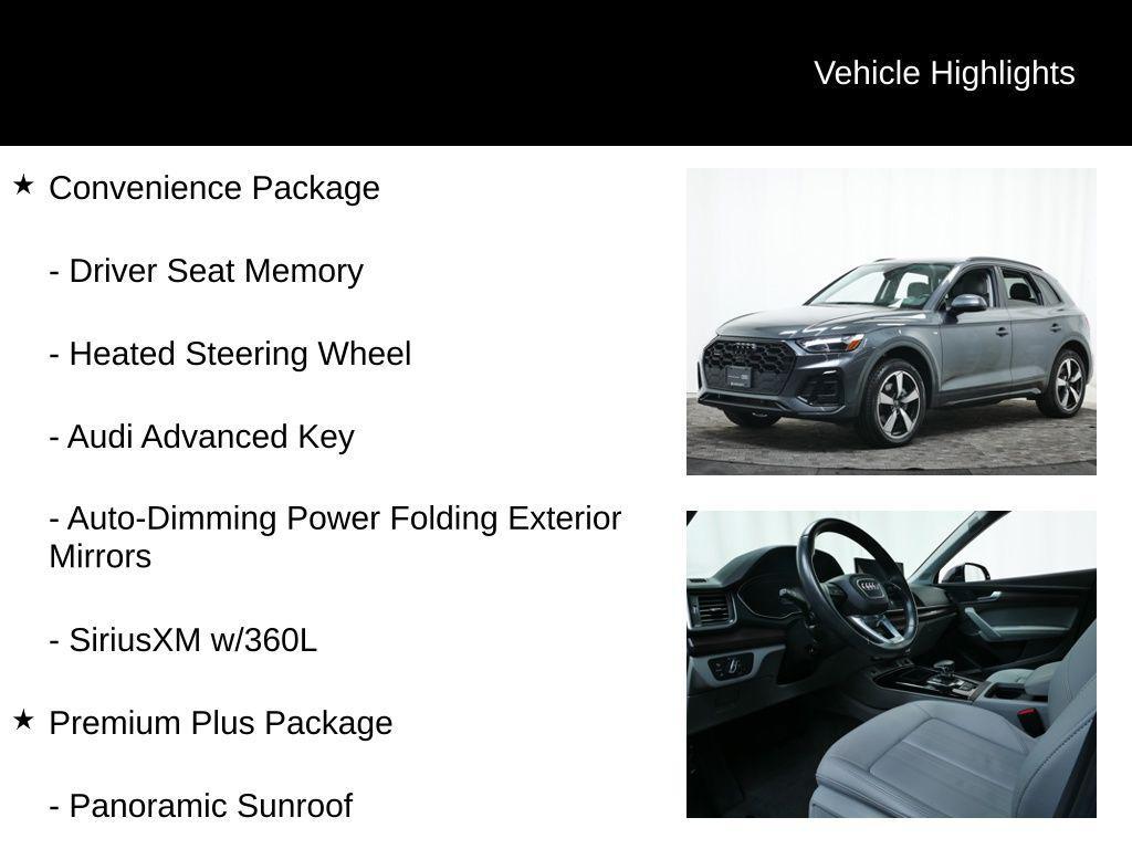 used 2023 Audi Q5 car, priced at $29,977