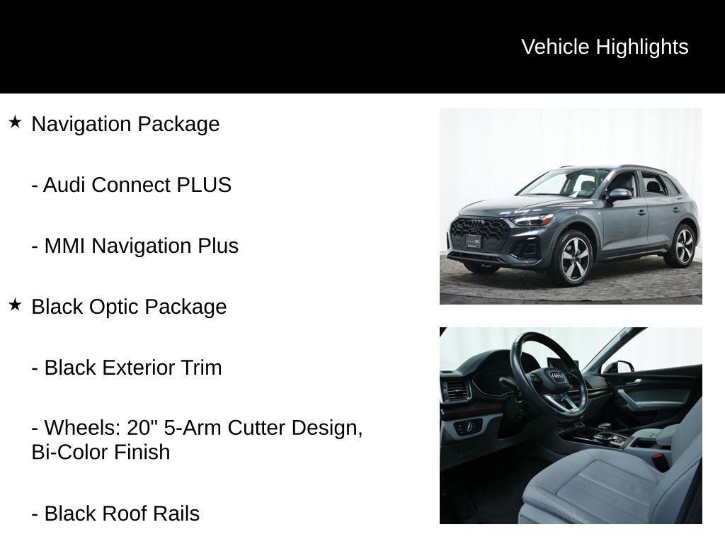 used 2023 Audi Q5 car, priced at $29,977