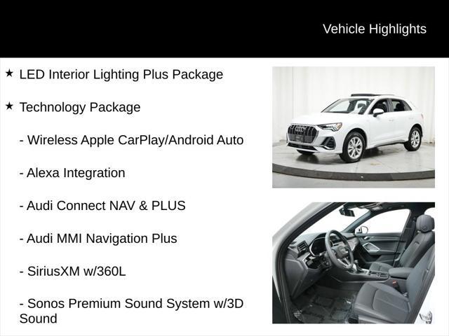used 2024 Audi Q3 car, priced at $41,977