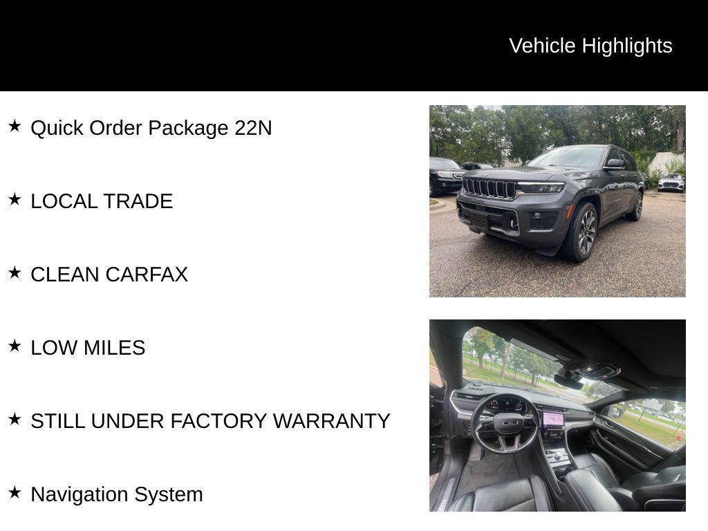 used 2022 Jeep Grand Cherokee car, priced at $37,477