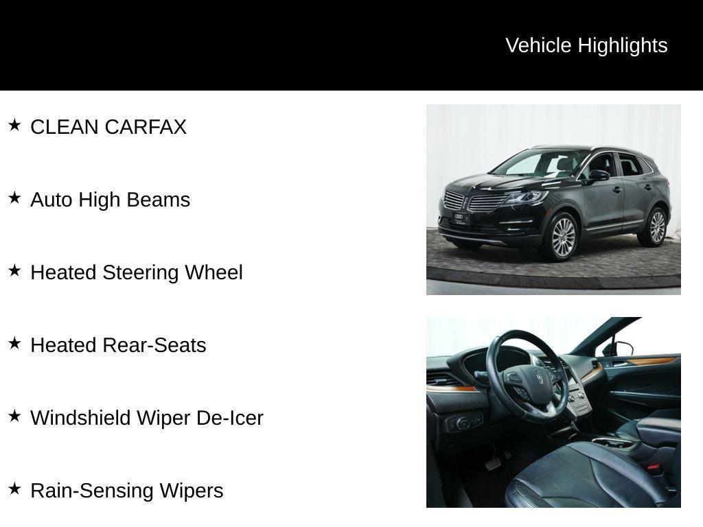 used 2017 Lincoln MKC car, priced at $12,977