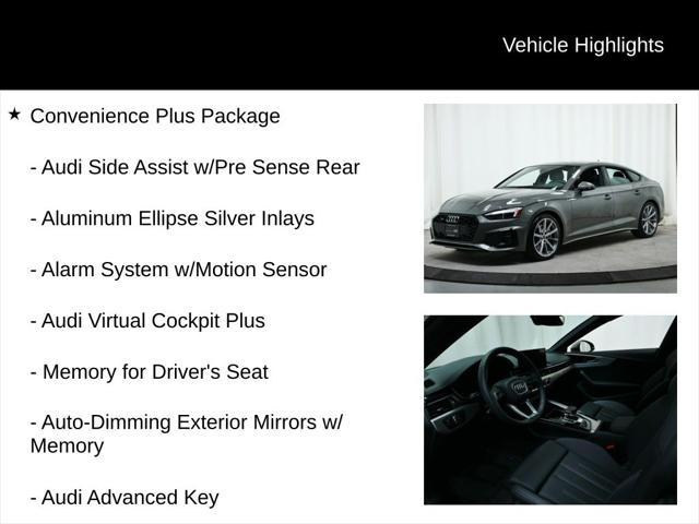 used 2025 Audi A5 Sportback car, priced at $48,977