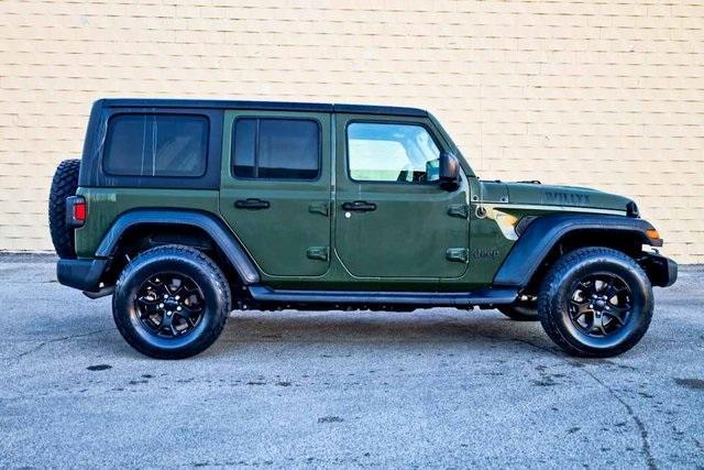 used 2021 Jeep Wrangler Unlimited car, priced at $32,285