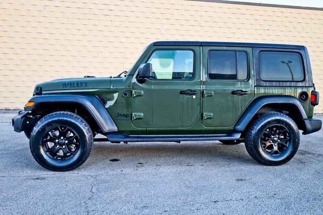 used 2021 Jeep Wrangler Unlimited car, priced at $32,285