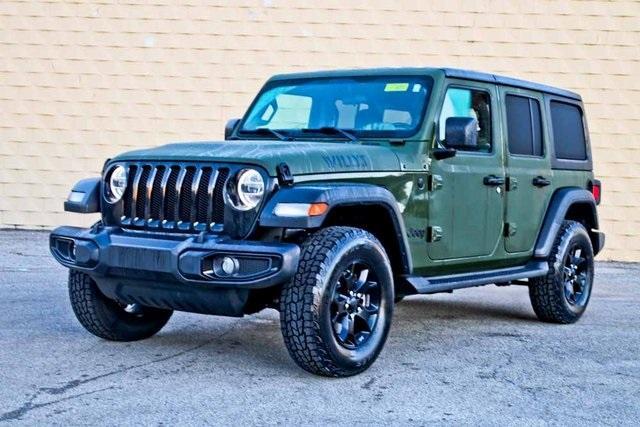 used 2021 Jeep Wrangler Unlimited car, priced at $32,285