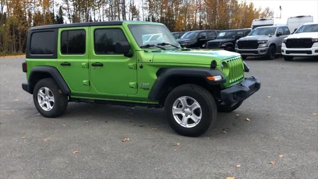 used 2020 Jeep Wrangler Unlimited car, priced at $31,100