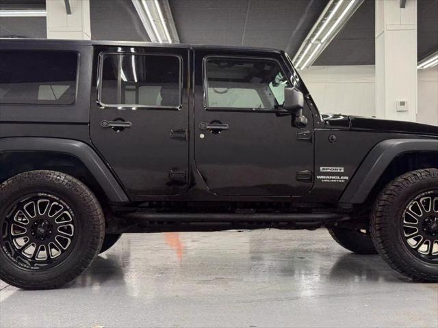 used 2017 Jeep Wrangler Unlimited car, priced at $18,300