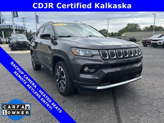 used 2022 Jeep Compass car, priced at $23,500