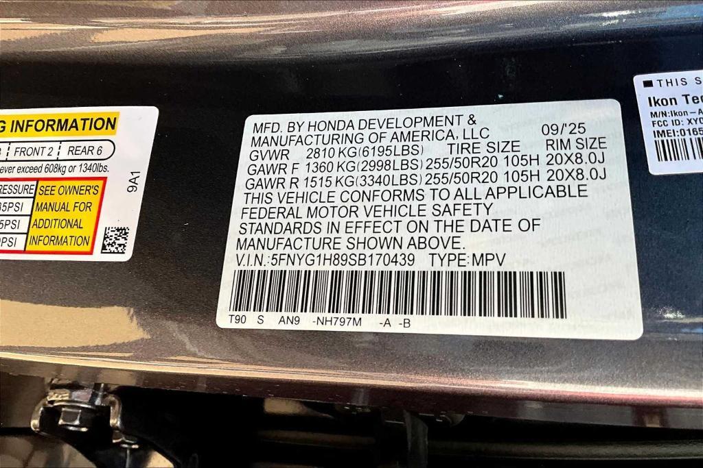 new 2025 Honda Pilot car, priced at $53,950