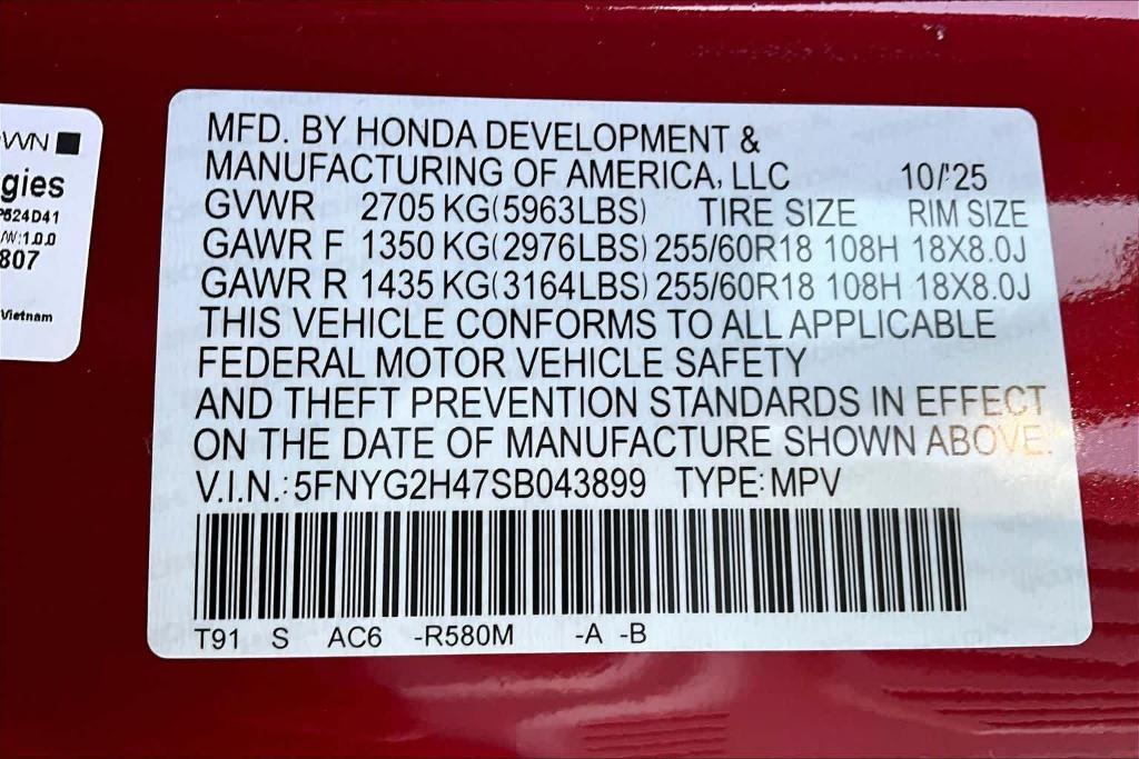 new 2025 Honda Pilot car, priced at $44,555