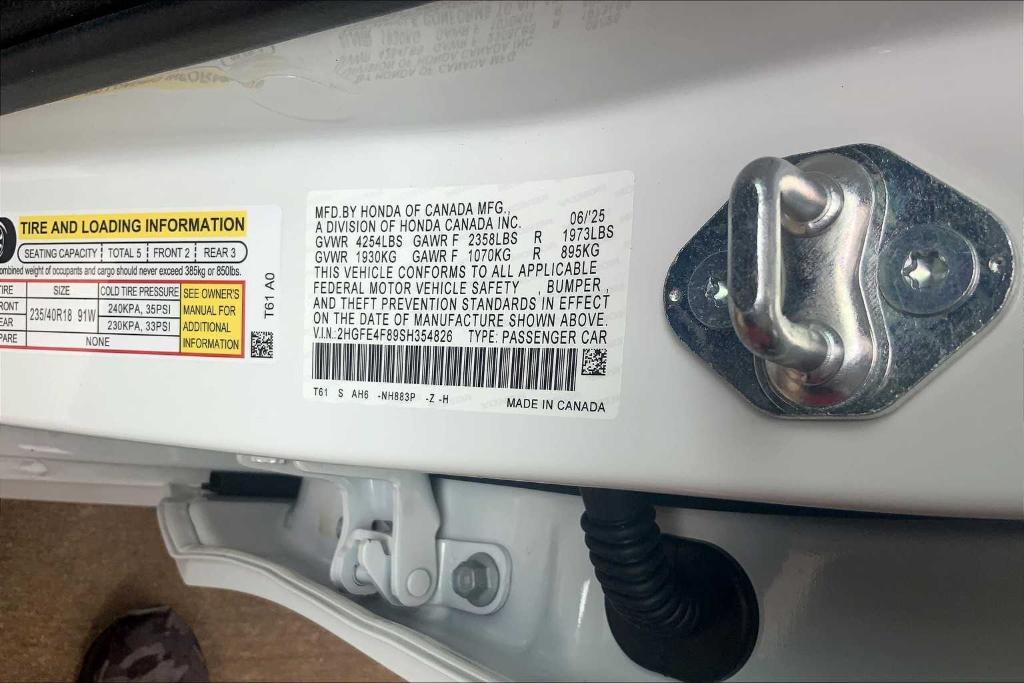 new 2025 Honda Civic Hybrid car, priced at $30,180