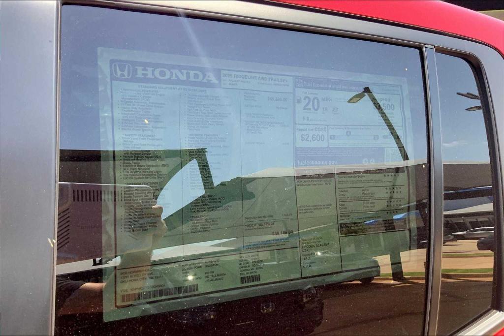new 2025 Honda Ridgeline car, priced at $47,560
