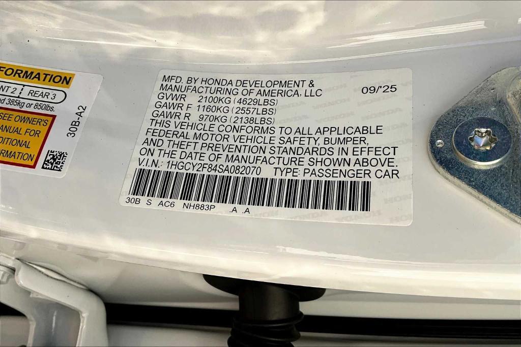 new 2025 Honda Accord Hybrid car, priced at $40,075