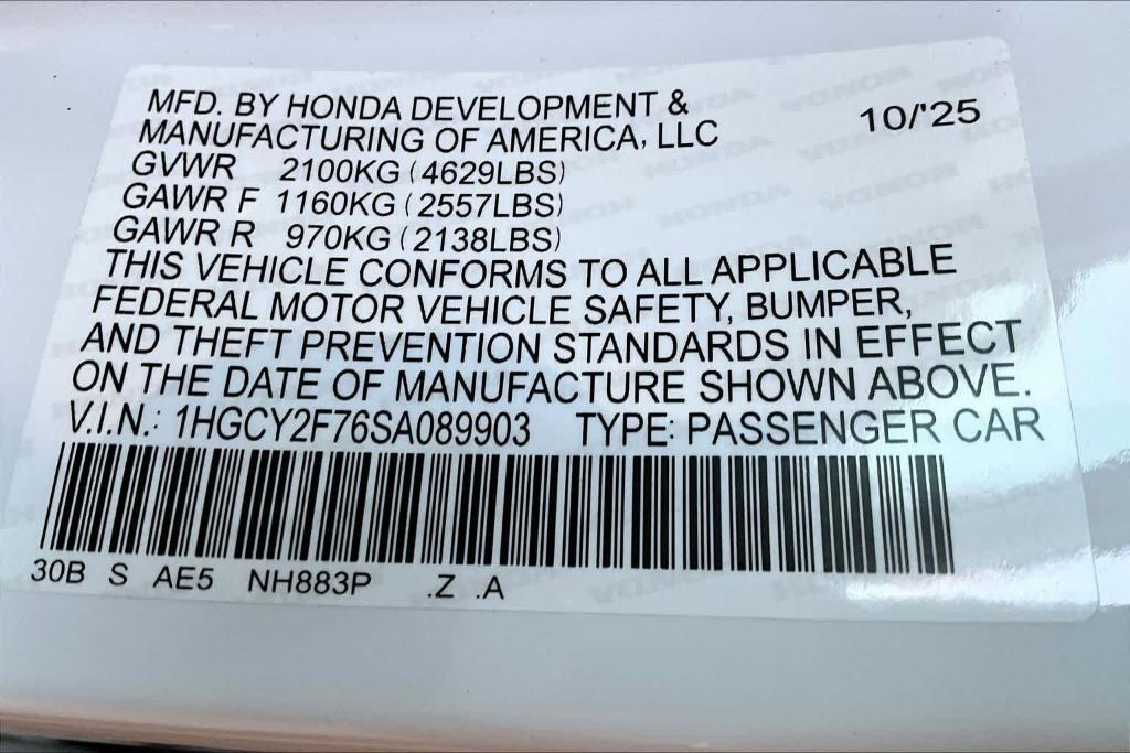 new 2025 Honda Accord Hybrid car, priced at $36,150