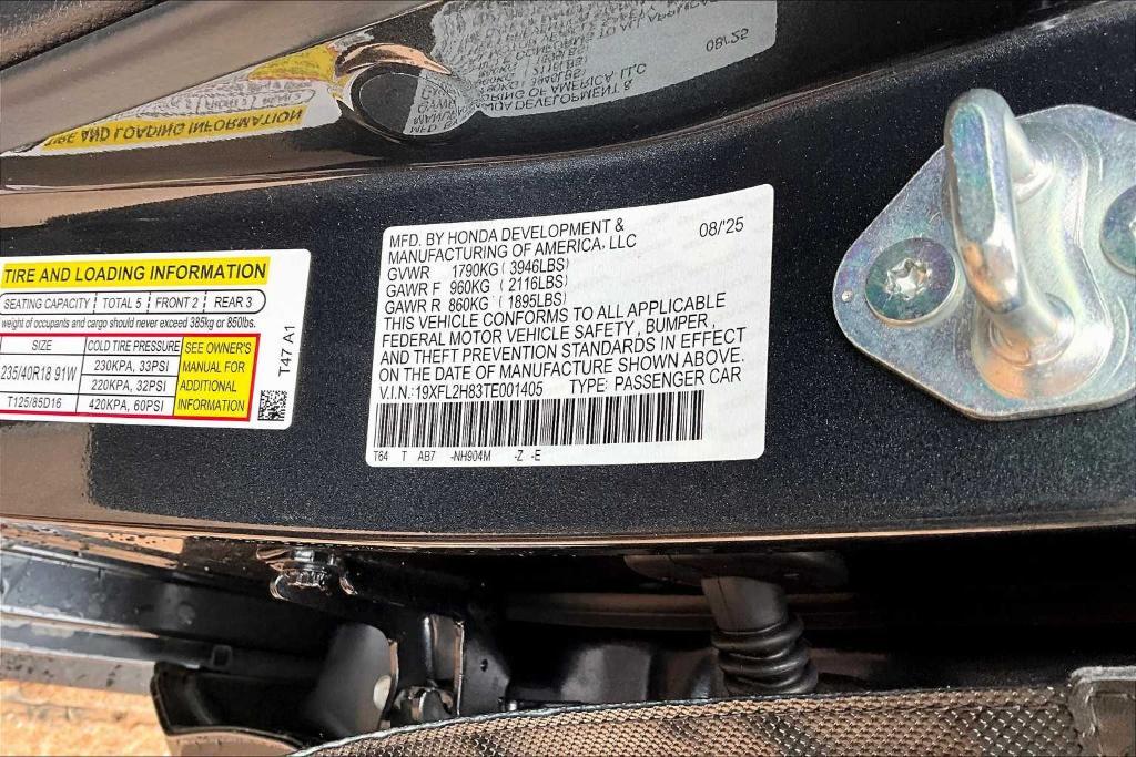 new 2026 Honda Civic car, priced at $28,865