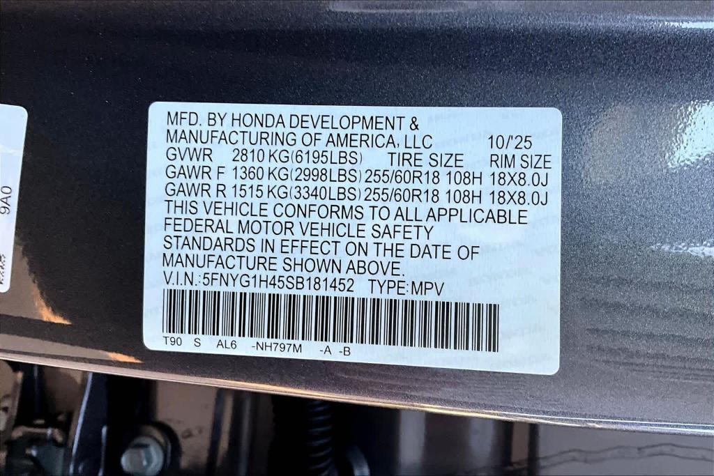 new 2025 Honda Pilot car, priced at $46,200