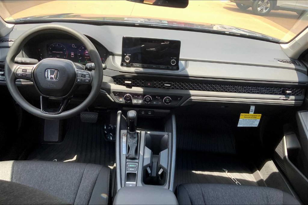 new 2025 Honda Accord car, priced at $30,185