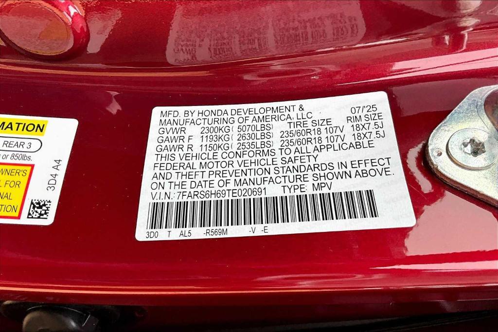 new 2026 Honda CR-V Hybrid car, priced at $40,275