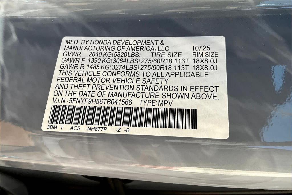 new 2026 Honda Passport car, priced at $51,275