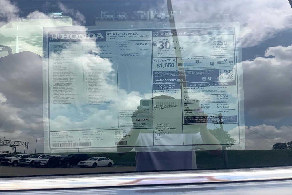 new 2026 Honda CR-V car, priced at $36,420