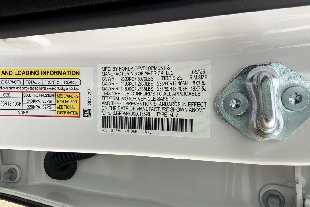 new 2025 Honda CR-V Hybrid car, priced at $38,875