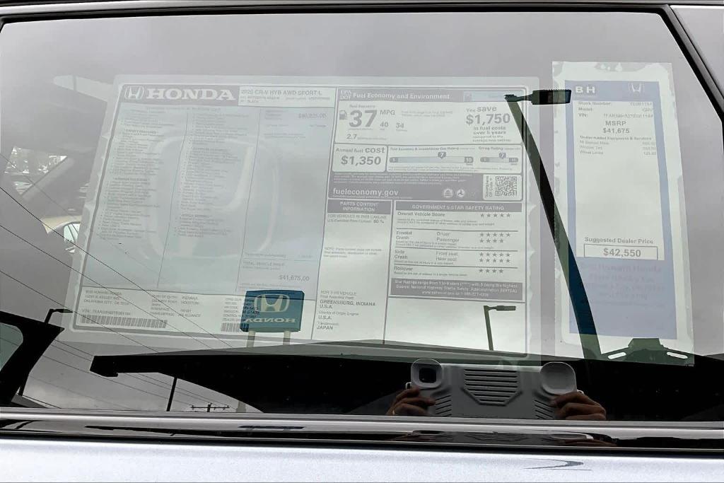 new 2026 Honda CR-V Hybrid car, priced at $40,800