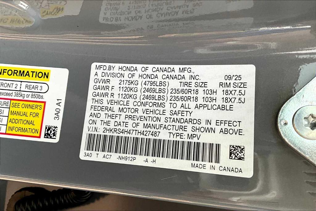 new 2026 Honda CR-V car, priced at $36,180