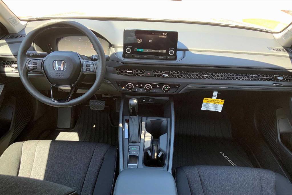 new 2025 Honda Accord car, priced at $30,185