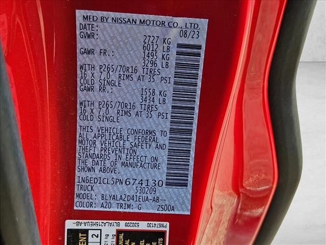 used 2023 Nissan Frontier car, priced at $25,649