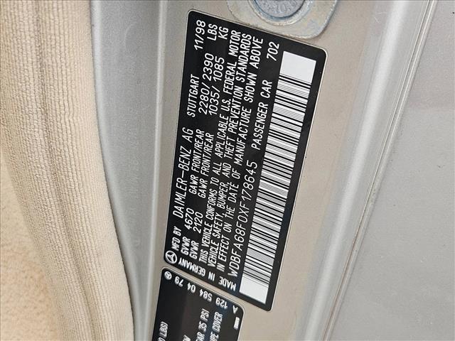 used 1999 Mercedes-Benz SL-Class car, priced at $10,998