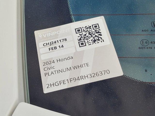 new 2024 Honda Civic car, priced at $32,095