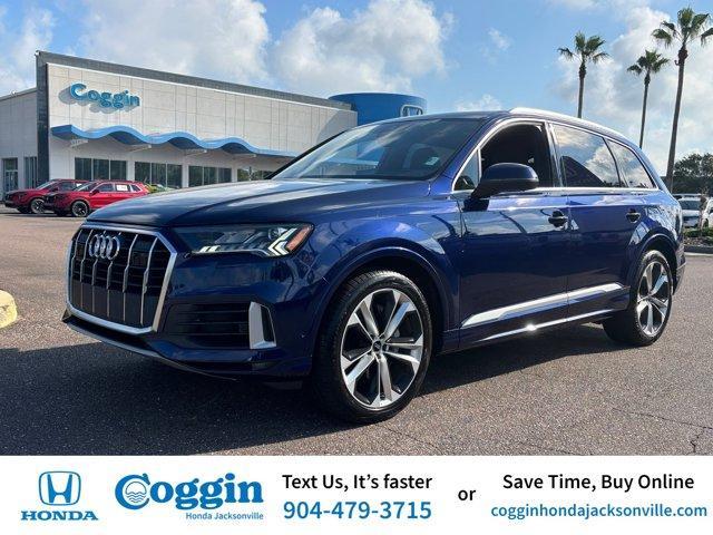 used 2021 Audi Q7 car, priced at $35,400
