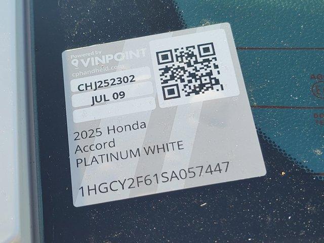 new 2025 Honda Accord Hybrid car, priced at $34,705