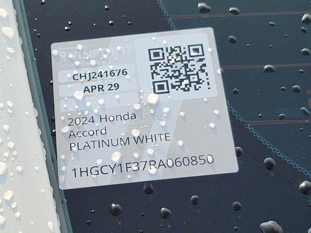 new 2024 Honda Accord car, priced at $30,705